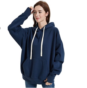 Hoodie court oversize en molleton 100% coton pour homme et femme, manches longues, grande taille, décontracté, fitness, mode, hiver - Product Image 1