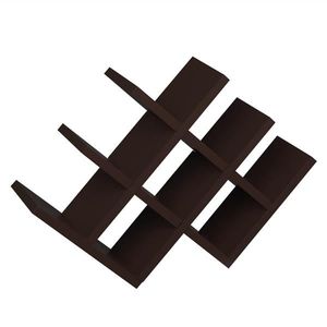Scarpiera a 5 livelli in tessuto non tessuto marrone scuro con montaggio facile e maniglia - Product Image 1