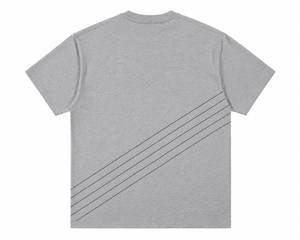 T-shirt classique en coton pour homme, fabrication de vêtements OEM ODM, usine de vêtements, marque privée, fabrication de vêtements décontractés sur mesure - Product Image 6