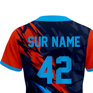 High Quality 100% Polyester <b>Baseball</b> <b>Jersey</b> Custom Sublimation Breathable Quick Dry Unisex Teamwear Manufacturer Wholesale <b>Bulk</b> - Product Image 2