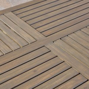 Tavolo in Legno Rettangolare per Uso Esterno - Product Image 5