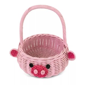 Cesta de almacenamiento de ratán con forma de oso y asa, cestas para niños, precio económico, artículos para la Pascua. - Product Image 6