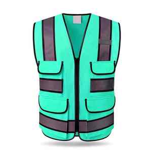 Customized High Visibility Red Cotton Safety Vest Breathable <b>Waterproof</b> Flame-Retardant Anti-UV Rip-Stop Plus Size Men's <b>Work</b> - Product Image 1