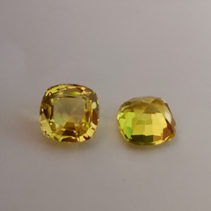 Zafiro Amarillo Cultivado en Laboratorio de Alta Calidad, Corte Ovalado, Gema Suelta con Brillo Brillante, Alta Claridad, Piedra Premium para Joyería - Product Image 1