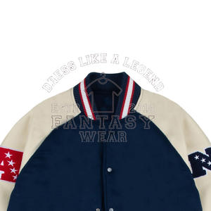 Chaqueta Universitaria Personalizada FANTASY WEAR 2026 para Hombre, Chaqueta Universitaria Personalizable con Temática de Fútbol Americano - Product Image 4