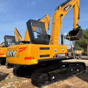 Excavadora de cadenas SANY 335H usada de 33 toneladas, tamaño grande, 90% nueva, con motor y bomba originales, cucharón de 1.85m, 212kw de potencia, en venta. - Product Image 6