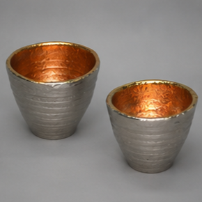 Silver Hammered <b>Candle</b> with Single <b>Wick</b> Scented Luxury Soy Wax Minimalist Decor new Gift Modern Tabletop Home Fragrance - Product Image 5
