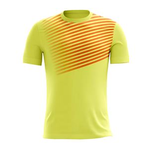 Maillot d'entraînement de football personnalisé, motif abstrait turquoise, manches courtes, col rond respirant, nom et numéro personnalisés, 100% - Product Image 4