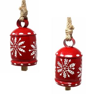 Metal Snowflake Christmas Ornament With Leaves And Beads Vintage Handicraft Decor - Product Image 5