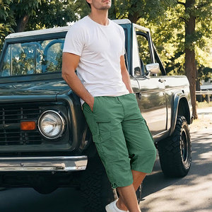 Pantalones Cortos Cargo para Hombre Hechos a Medida, Ligeros, Transpirables, Cintura Elástica, Lavables a Máquina, con Impresión Personalizada - Product Image 3
