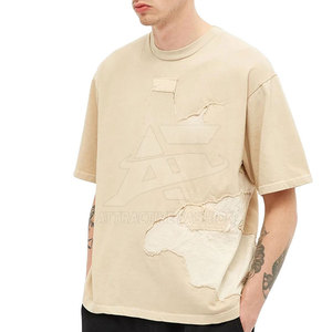 2026 New Style Men Distressed <b>T</b> <b>Shirt</b> Lightweight Soft Fabric Men Distressed <b>T</b> <b>Shirt</b> Pakistan Manufacturer - Product Image 2