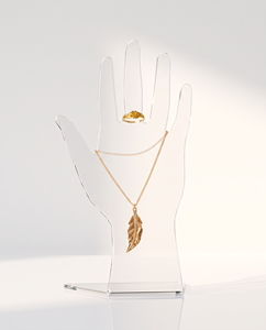 Versatile Acrylic Jewelry <b>Stand</b> with Glossy Finish Customizable Size & Color-Stylish Organizer for Elegant Display & Storage - Product Image 1