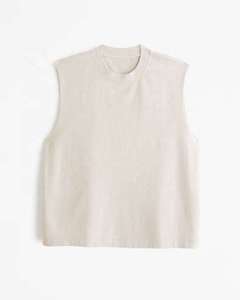 เสื้อกล้ามผู้ชายสำหรับฤดูร้อน เสื้อกล้ามออกกำลังกายผ้าฝ้ายสีพื้นสำหรับผู้ชาย เสื้อกีฬาแฟชั่นแบบสั่งทำได้ - Product Image 1