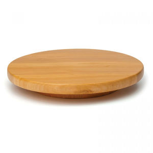 Plateau tournant en bois pour bar et organiseur de bouteilles de bière et de vin pour armoire, plateau rond en bois, prix de gros - Product Image 2