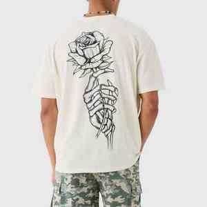 Camiseta Ligera de Algodón para Hombre, con Estampado Gráfico, Manga Corta, Estilo Urbano, Impresión DTG Personalizada - Product Image 1