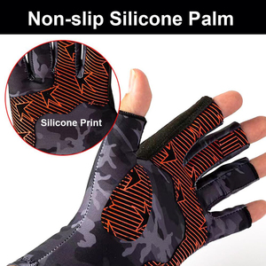 Gants de pêche respirants, confortables, coupe décontractée, légers, à doigts courts, compatibles avec la chasse et la pêche, unisexes, best-sellers - Product Image 5