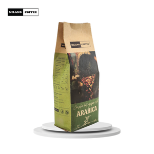 Café Milano Pur Arabica Torréfaction Légère Grains de Café Full City + Vietnam Sachets de 250g Doux Frais Raffiné Durée de Conservation 1 An 5% - Product Image 4