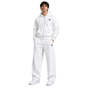 Ensemble survêtement jogging et sweat à capuche pour homme, broderie personnalisée, molleton épais oversize, streetwear, chaud pour l'hiver, OEM B2B USA - Product Image 1