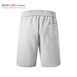 Pantalones cortos deportivos de verano de alta calidad para hombre, ropa informal de algodón informal, estilo sólido esencial, teñido liso para fútbol, fabricado en Vietnam - Product Image 3