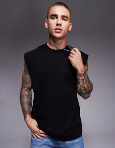 Wholesale 100% Cotton 180g Gym Tank Top for Men Custom Logo Digital Printed Breathable Knitted Casual Fitness Running Blank - Product Image 1