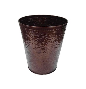 Designer Antique Bronze Iron Dustbin for Sophisticated Bathroom <b>Bedroom</b> and Kitchen Use - Product Image 4