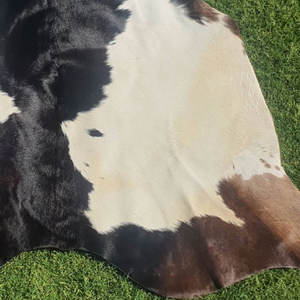 Alfombra decorativa de piel de vaca auténtica para sala de estar, dormitorio, decoración interior estilo western. - Product Image 3