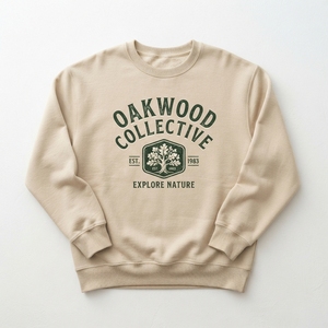 Sudadera de Felpa de Algodón y Poliéster de 300 g/m², Venta al Por Mayor OEM, Logotipo Personalizado, Impresión DTF, Cuello Redondo Extra Grande - Product Image 6
