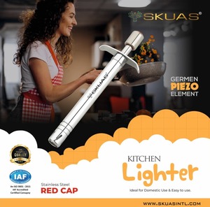 Encendedor de Gas de Acero Inoxidable para Cocina con Encendido por Chispa Piezoeléctrico, Portátil y Resistente al Viento - Product Image 2