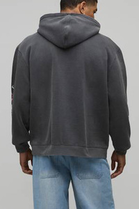 Men's <b>Custom</b> Screen Printing Pullover Hoodie Premium Cotton Fleece Casual Men's Sweatshirt With <b>Custom</b> Logo Supplier OEM - Product Image 2