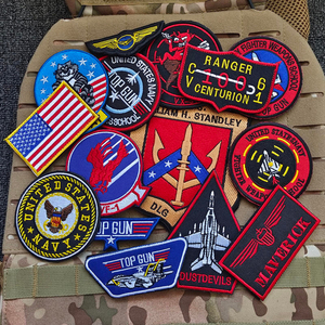 Parches de tela bordados personalizados, insignias circulares de algodón, logotipos lavables, parches termoadhesivos o para coser en gorras, bolsos y prendas de vestir. - Product Image 3