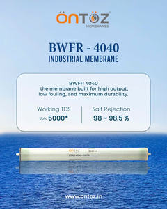 Plástico eléctrico de membrana RO de ósmosis inversa 4040 BWFR al por mayor para maquinaria de tratamiento de agua industrial y plantas RO - Product Image 5