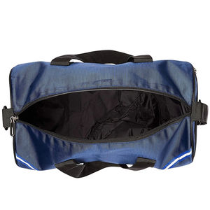 Plus Size Unisex Gym Duffel <b>Bag</b> 20-<b>30L</b> Oxford Fabric Zipper Closure Adjustable Strap Soft Handle Durable Casual Solid Blue - Product Image 5