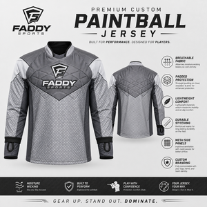 Camiseta Profesional Personalizada de Paintball con Sublimación y Acolchado, Transpirable, de Manga Larga, Uniforme Táctico para Equipo, Camiseta de Carreras - Product Image 5