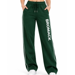 Pantalones Deportivos Casuales para Mujer, de Pierna Ancha, con Cordón en la Cintura, Cintura Elástica, Diseño Relajado y Cómodo - Product Image 2