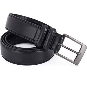 Nouvelle ceinture en cuir personnalisée 2025 pour hommes avec boucle solide, ceinture en cuir souple à boucle ardillon en cuir de vachette, ceintures en cuir pour adultes fabriquées au Pakistan - Product Image 1