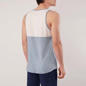 เสื้อกล้ามทรงเข้ารูปผ้าริบเนื้อคอตตอนสำหรับผู้ชาย สั่งทำได้ตามต้องการ พร้อมบริการพิมพ์โลโก้ส่วนตัว ขายส่ง - Product Image 6