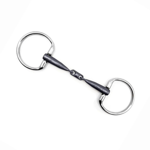 En gros, Mors de cheval à anneau fixe en titane à maillons français, équipement d'entraînement et d'équitation professionnel pour chevaux, autres produits équestres, couvertures - Product Image 1