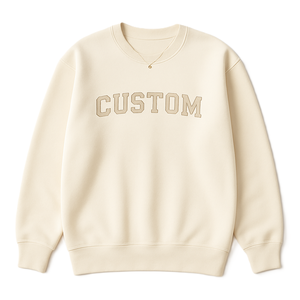 Sudaderas con Cuello Redondo Unisex, Diseño Personalizado, Bordadas, 100% Algodón, Talla Grande, Manga Larga, Estilo Casual - Product Image 1