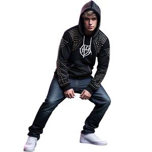 Y2K sweats à capuche pour hommes zippés personnalisés 100% coton polaire qualité Fullzip sweats zippés surdimensionnés - Product Image 1