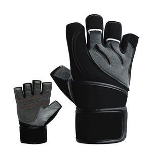 Custom Weightlifting Gloves <b>Men</b> Women Gym Workout Training Fitness Grip Gloves OEM Supplier - Product Image 4