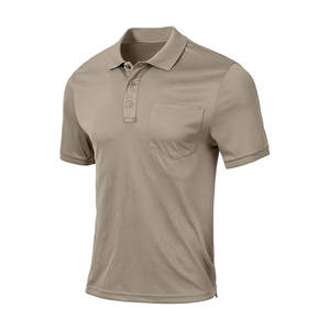 Chemises polo en coton à manches courtes personnalisées avec logo, style rugby et golf, pour hommes - Product Image 1