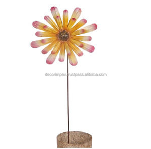 Rouille métal fleur plante bâton moderne concepteur métal jardin piquet élégant fer fleur plante bâton Durable qualité en gros - Product Image 3
