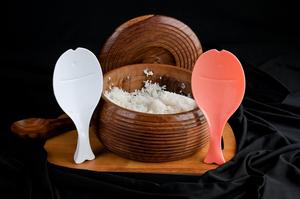 Zenara Hot Selling Eco-Friendly Kitchen Rice PP Plastic Paddle <b>Standing</b> Scooper Heat Resistant Dishwasher Safe Stocked Cooking - Product Image 3