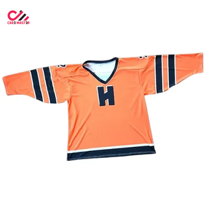 New Design Plus Size Jersey 100% Polyester Sublimation <b>Ice</b> Hockey Jersey Outdoor Sports Training Field Hockey Jersey - Product Image 1