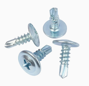 Tornillos Autoperforantes de 19 mm con Cabeza de Arandela, Recubiertos de Zinc Azul Blanco, Clase 8.8, para Placas de Acero y Láminas Metálicas - Product Image 2