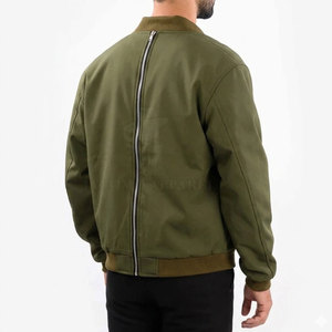 Modern Casual Bomber Winter <b>Jacket</b> For <b>Men</b> Lightweight Comfortable Daily Wear With Soft Lining And Smooth Zipper Design - Product Image 6