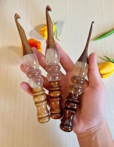 Custom Handmade Resin Crochet <b>Hook</b> <b>Tools</b> Ideal For Professional Knitters And Beginners With Stylish Design Appeal - Product Image 1