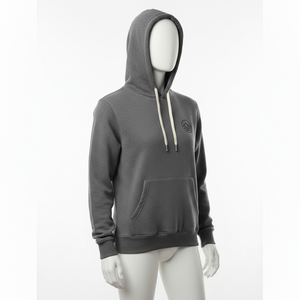 Sweat-shirt à capuche décontracté en polaire pour femme avec logo personnalisé, design graphique et poche kangourou, idéal pour l'automne et les activités de plein air - Product Image 2