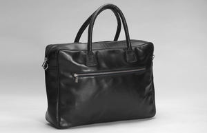 Bolsa de Piel Auténtica de Alta Calidad para Portátil, Impermeable, para Hombre, de Oficina, Negocios, Bandolera, Maletín Profesional - Product Image 6