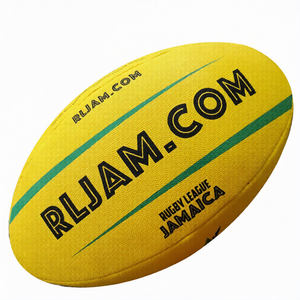 Balón de Rugby Personalizado Hecho de Caucho Sintético con Agarre Superior, Perfecto para Entrenamiento, Partidos, Desarrollo de Habilidades y Juego en Equipo - Product Image 1